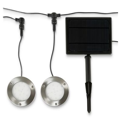 2 spots à encastrer LED Blooma Opheim IP67 chrome 2 x 0,75W