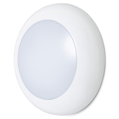 Spot extérieur étanche Blooma Ekalaka blanc Ø220 mm IP65