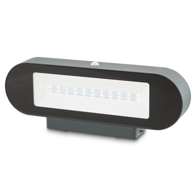 Applique Exterieure A Detection Solaire Led Blooma Noorvik Anthracite Ip44 Castorama