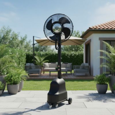 Ventilateur extérieur MFS5-50-2 BLYSS oscillation à 90° 2 fonctions 3 vitesses noir - Blyss