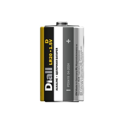 Pile alcaline D (LR20) Diall, lot de 2
