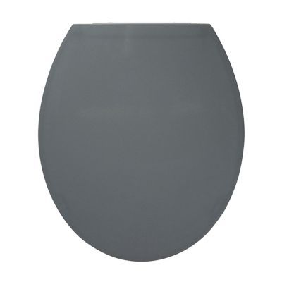 Image of Abattant WC avec frein de chute gris COOKE & LEWIS Changi 3663602904212_CAFR