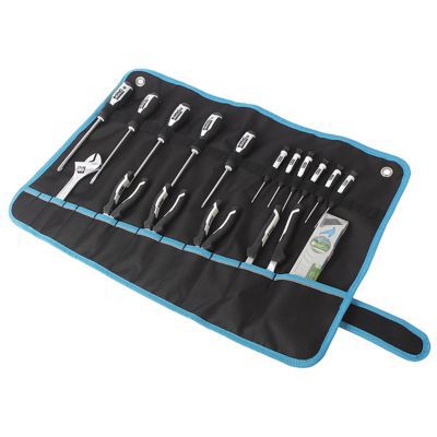 Trousse à outils vide Mac Allister 13 compartiments en métal et nylon L.69 cm