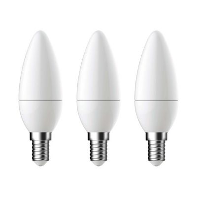 Image of 3 ampoules LED flamme E14 5,9W=40W blanc chaud 3663602907312_CAFR
