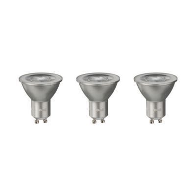 3 ampoules LED réflecteur GU10 Spot 4,7W=50W blanc chaud