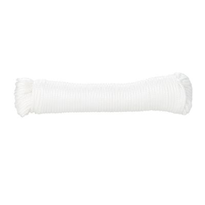 Corde tressée en polypropylène blanche DIALL ø2 mm, 10 m