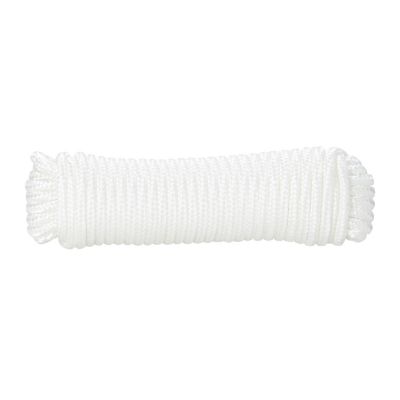 Corde tressée en polypropylène blanche DIALL ø5 mm, 10 m