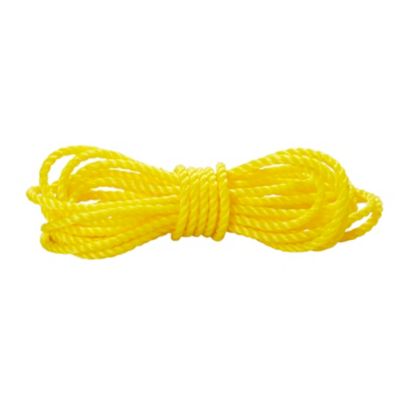 Corde torsadée en polypropylène jaune DIALL ø8 mm, 100 m