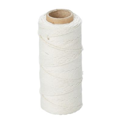 Fil de coton blanc Diall ø1.2 mm, 60 m
