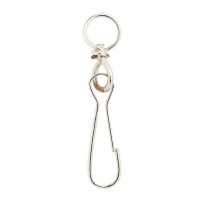 Diall - 2 porte-mousquetons simple Diall 6 cm