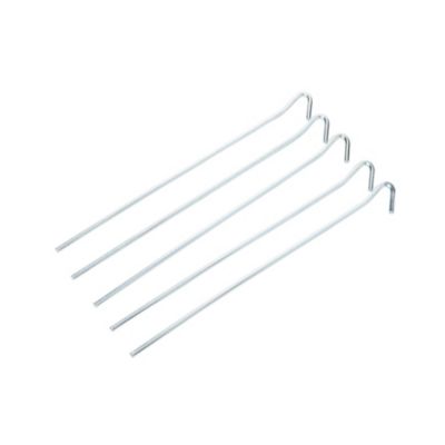 Diall - Lot de 5 piquets fil en acier galvanisé ø4 mm x l. 240 mm