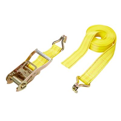 Sangle à cliquet B4-33 Diall L. 7 m x l. 3,5 cm jaune