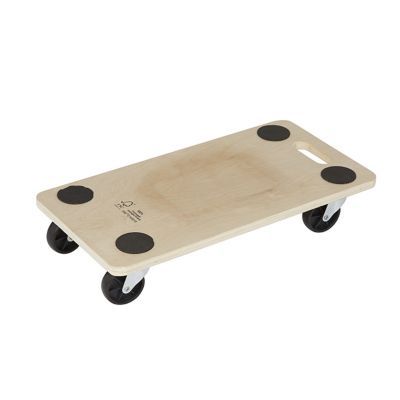 Plateau roulant rectangulaire Diall peuplier charge max 200 kg