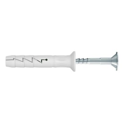 50 chevilles à frapper Diall nylon CS PZ Ø8x60mm