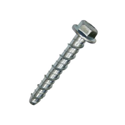 Diall - 4 boulons filetés béton pour charges lourdes Diall 6x60mm