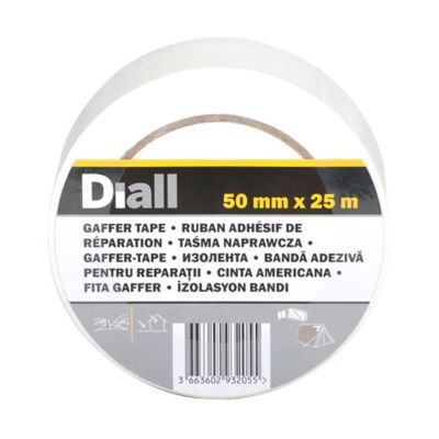 Toile de réparation blanche, 50 mm x 25 m