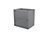 Meuble sous vasque suspendu gris brillant l.60 x H.60 x P.45 cm, GoodHome Imandra Meuble sous vasque suspendu gris brillant l.60 x H.60 x P.45 cm, GoodHome Imandra