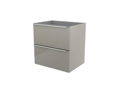 Meuble sous vasque à  suspendre GoodHome Imandra taupe 100 cm