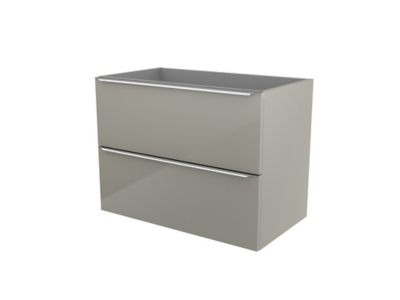 Meuble Sous Vasque A Suspendre Goodhome Imandra Gris 120 Cm Castorama