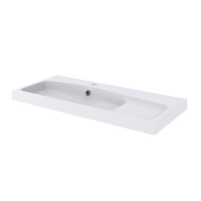 Plan vasque en résine .100 cm GoodHome Mila