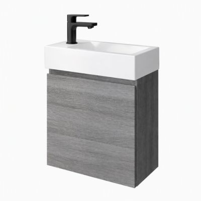 Plan vasque lave mains en résine GoodHome Beni - vue 2