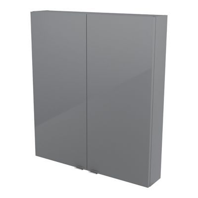 Armoire de salle de bains gris COOKE & LEWIS Imandra 80 cm