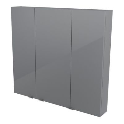 Armoire de salle de bains gris COOKE & LEWIS Imandra 100 cm