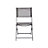 Chaise de jardin pliante Blooma Saba en acier - Coloris gris anthracite - Hauteur 85 cm Chaise de jardin pliante Blooma Saba en acier - Coloris gris anthracite - Hauteur 85 cm