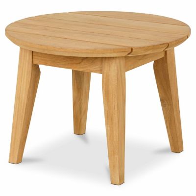 Table basse de jardin en teck Adonia ?48 cm