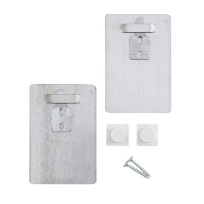 Fixations rectangulaires pour miroir Cooke & Lewis 8 x 12 cm