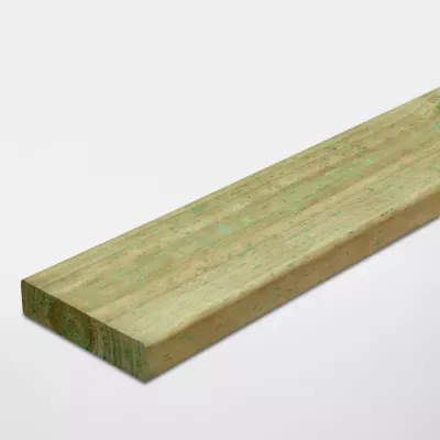 Lame de clôture bois Lemhi 120 x 9 cm