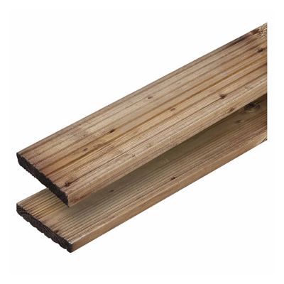 Lame de terrasse épicéa marron Blooma Nevou L.240 x l.14 4 cm