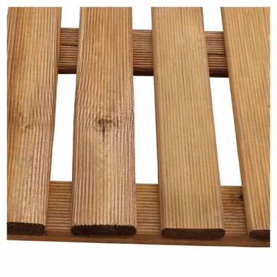 Dalle de terrasse pin marron Blooma Adige 40 x 40 cm