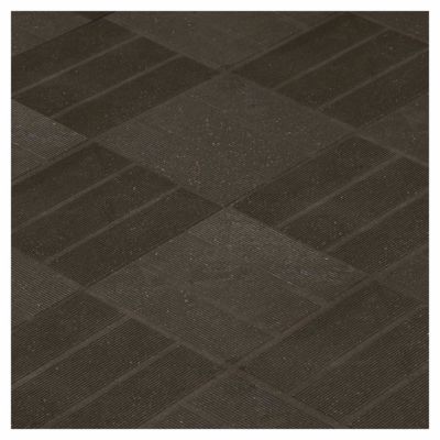 Dalle de terrasse composite anthracite Blooma Angara 40 x 40 cm