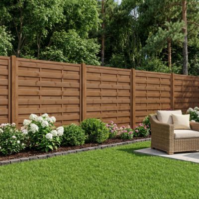 Poteau en bois Blooma h.240 cm