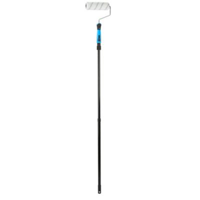 Diall - Ensemble perche télescopique 80 à 130 cm + rouleau Diall 180 mm