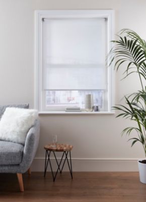 Store enrouleur Colours Ist blanc lignes 90 x 195 cm