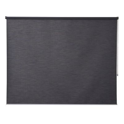Store enrouleur occultant Colours Ilas polyester gris 180 x 180 cm