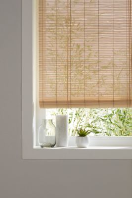 Store enrouleur bambou naturel 90 x 180 cm