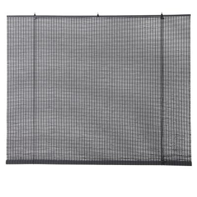 Store enrouleur bambou Colours Java gris 180 x 180 cm