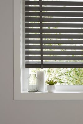 Store vénitien imitation bois Colours Lone gris 120 x 180 cm