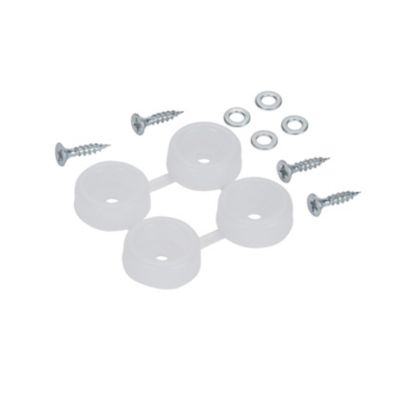 Embout en plastique Diall 22 mm x 4, transparent