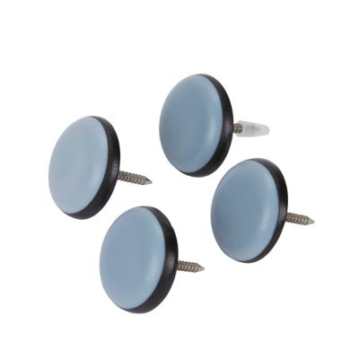 Patin à clouer Diall 37 mm x 4, noir + bleu/gris