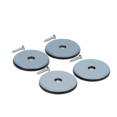 Patin vissés Diall 50 mm x 4, noir + gris/bleu