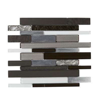 Mosaïque noir 30 x 30 cm Palermio Colours