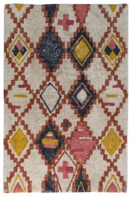 Tapis Petrus tufté berbère multicouleurs L.180 x l.120cm Deco&co - Deko Et Co