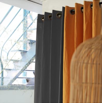 Rideau Urbain Deko & Co gris anthracite L.250 x l.140 cm