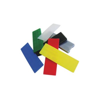 Lot de 200 cales PVC universelles panachées 26 x 80 mm