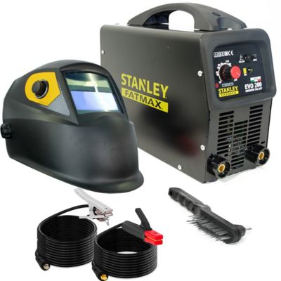 Poste à souder 200 Ampères EVO200 Soudure MMA + TIG + Cagoule Stanley Automatique 913 STANLEY FATMAX - vue 2