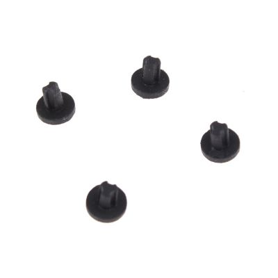Lot de 4 patins 481246368017 caoutchouc pour Plaque de cuisson 481246368017 WHIRLPOOL